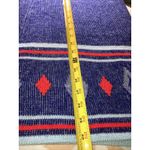 Lee Fashioned by  Women's Vintage Full Zip Cape Blue Red White Sz L EUC Photo 11