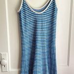 Theory Dress Dusty Blue & White Color Nautical OFANTAL Prosecco Small Photo 2