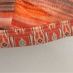 prAna Woman’s  Adelina Orange Stripe & Southwest Bikini Swimsuit Top Size Small Photo 9