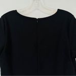 Belle Sky  Two Tone Flowy Blouse Medium Black White Photo 6