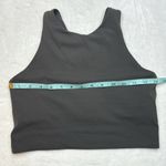 Athleta  Women’s Conscious Crop Top with Built in Bra- Size Small- Olive Green Photo 5