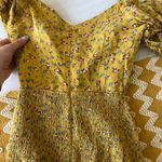 Sabo Skirt Yellow Floral Mini Dress Photo 7
