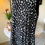 Calvin Klein Classy B&W spotted swing dress Photo 0