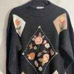 spice of life vintage embroidered sweater  Size Medium Photo 2