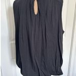 Madewell  Sleeveless Crewneck Bubble Top Black Size S NU852 Photo 2