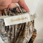 Zimmermann  • Ladybeetle Silk Blend Ruffle Tiered Blouse Rare Photo 7