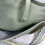 ah+dorned Vegan Leather Messenger Bag with Adjustable Guitar Strap Green Photo 5