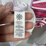 Athleta  Top Women's S Pink Red White Long Sleeve Hoodie Pullover Spring Active Photo 5