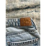 American Eagle  Pale Wash Distressed Straight Leg Mom Jeans Size 0 Photo 5