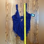 Frederick's of Hollywood NWT Frederick’s of Hollywood Lana Lucia Purple Lace Teddy Underwire - L Photo 8