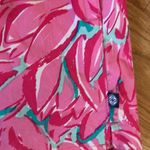 Lauren James  Pink Tulip Athletic Gym Shorts Size L Drawstring Quick‎ Dry Photo 3