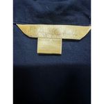 April Cornell Black Embroidered VNeck Maxi Dress Size Large Button Down Photo 3