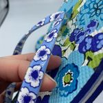 Vera Bradley  Blue Floral Flip Flop Sandals Womens 7-8 Casual Summer Beachy Photo 1