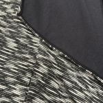 Ellen Tracy open front cardigan black and white woven cotton blend size M Photo 8