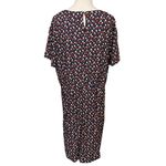 Seidensticker European Geometric Printed Short Sleeve Midi Dress Size Large NWT Blue Photo 7