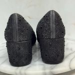 Adrienne Vittadini  Fiona Pump Heels Woman 8 Black Beaded Block Heel‎ Pointed Toe Photo 5