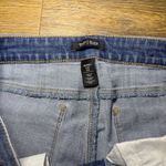 White House | Black Market Blue Distressed Skinny Silver Accents Jeans Size 10R Photo 3