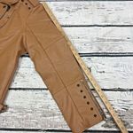 rpym‎ Faux Leather Moto Jacket Tan Brown Studded Accents Full Zip [Size XL] Photo 8