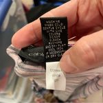 Cable & Gauge Cute stretchy rainbow wave twist front deep v babydoll 3/4 sleeve top mermaid Photo 6