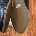Lucky Brand  Women Black Alligator Embossed Textured Leather Loafers Flats Sz 8 Photo 5
