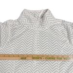 Made for life Polka Dot Zigzag Chevron Zip Up Pullover Small Sweater Photo 8