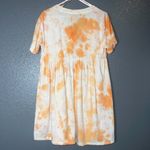 Wild Fable Women’s Tie-Dye Babydoll Dress Size Small – Orange & White Short Slee Photo 2