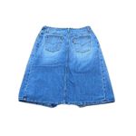 Women’s Levi's Red Tab Button Front Denim Medium Wash Skirt Blue Size 12 Photo 1