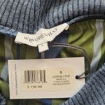 We Wore What  Green and Navy Plaid Pant NWT Size Small Low Rise Plaid Knit Pants Photo 5