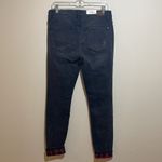 Judy Blue NEW  Skinny Fit Black Buffalo Plaid Patch Distressed Cuffed Jeans 30 Photo 6