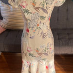 Amanda Uprichard New without tags  Cream Floral Midi Dress Size Small Photo 0