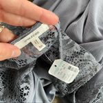 Maurice's  Periwinkle Blue Lacey Cold Shoulder Long Sleeve Chiffon Dress Medium Photo 4