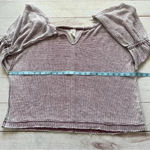 We The Free Free People Womens XS Lavender Long Flare Thermal Sleeve Sh… Photo 5