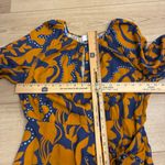 La Ligne Imogen Dress Silk Faux Wrap Floral Keyhole Maxi Dress Size L *FLAW Orange Size L Photo 4