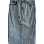 Polo Ralph Lauren Phinley Denim Skirt Size 25 Distressed Boho Y2K Blue Photo 10