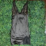 Motel Deralina Dress Satin Black With Lace Size XS Photo 4