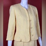 Positive Attitude Yellow Textured Suit Size 6 Photo 4