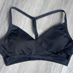PINK - Victoria's Secret Victoria's Secret PINK Black S Ultimate Wrap Gym to Swim Sport Bra Small Photo 0