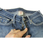 True Religion Y2K Dark Wash Bootcut Jeans Made in USA Size 27 Photo 3