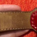 Guess Women’s solid stainless steel quartz Japan movement silver tone red watch Photo 5