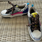 Nine West  Elevate 3 multi Color Snake Skin‎ Sneakers 8.5 streetwear travel chic Photo 1