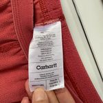 Carhartt  Womens Thermal Leggings Base Layer Coral Orange Polyester Size Large Photo 5
