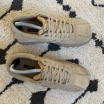 Xhilaration  Annabel Suede Platform Y2K 90s Suede Sneakers Shoes Beige Tan Size 9 Photo 1
