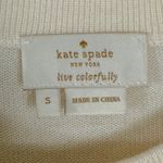 Kate Spade Western Bohemian Fringe Sweater Cowgirl Cream Ivory Neutral Small Photo 7