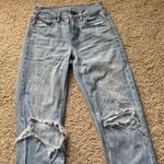 American Eagle  90s straight blue jeans Photo 0