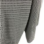 INC  International Concepts Gray Crochet Winged Sweater Size Petite Medium Photo 2