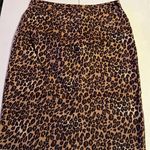 East 5th  leopard print midi pencil skirt, pockets women’s size 10 Photo 4