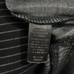 Betabrand Boot-Cut Six-Button Dress Pant Yoga Pants Black Pinstripe Size XS XSP Photo 3