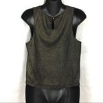 She + Sky black and gold sparkle crop Top Large Photo 5