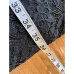 J.crew black lace crewneck dress size 6 Photo 8
