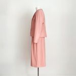 Pendleton Vintage 80’s Pure Wool Coord Skirt Suit in Dusty Rose | Size M Photo 2